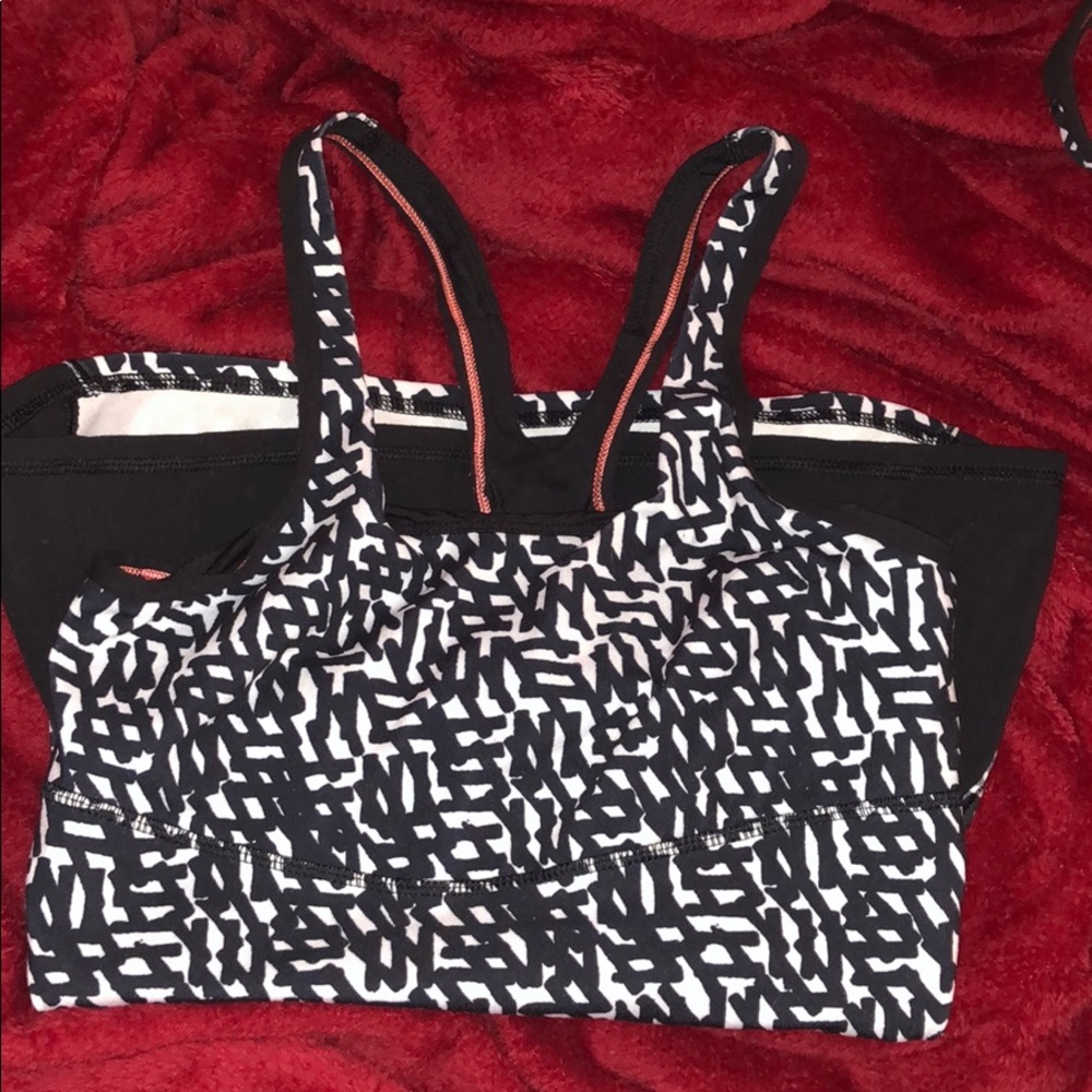 Lululemon size 6 work out top